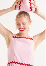 Load image into Gallery viewer, Clara Pink RicRac Dress
