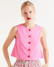 Load image into Gallery viewer, Clara Pink Top with Buttons
