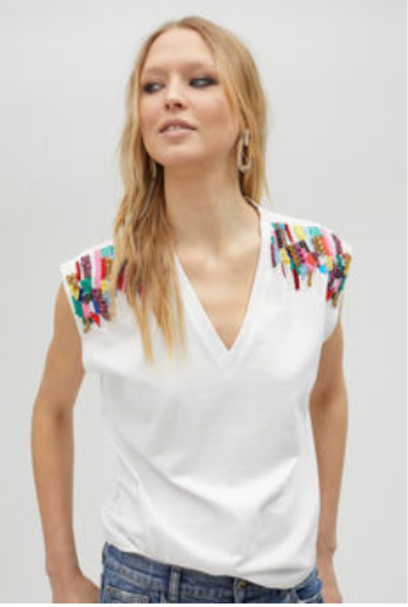 Maggie White Tee