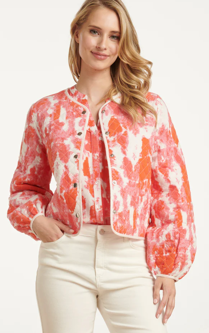 Sophia Abstract Quilted Jacket (25182)