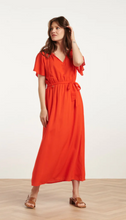 Load image into Gallery viewer, Sophia Red Belted Dress (25191)
