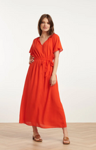 Load image into Gallery viewer, Sophia Red Belted Dress (25191)
