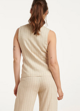 Load image into Gallery viewer, Sophia Pinstripe Linen Waistcoat
