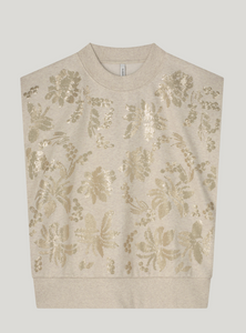 Selena Sleeveless embelished sweatshirt