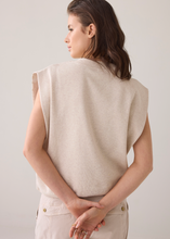 Load image into Gallery viewer, Selena Sleeveless embelished sweatshirt
