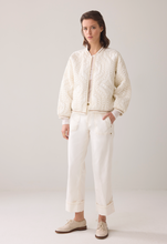 Load image into Gallery viewer, Selena Bomber Jacket Ivory
