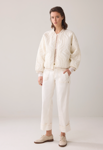 Selena Bomber Jacket Ivory