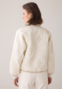 Selena Bomber Jacket Ivory