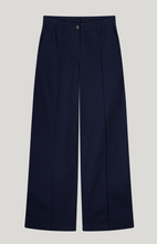 Load image into Gallery viewer, Selena  Navy Stretch Trousers

