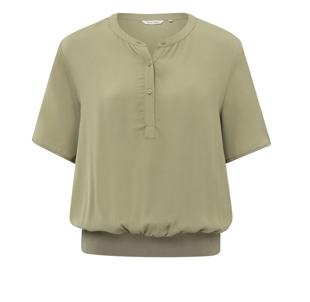 Yasmine Soft Green Blouse