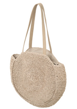 Load image into Gallery viewer, Yasmine Round Woven Tote Bag
