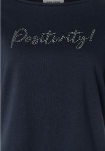 More and More Navy Tee