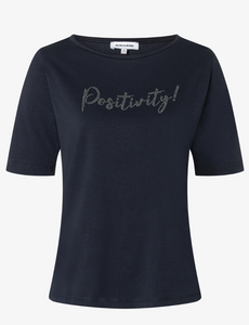 More and More Navy Tee