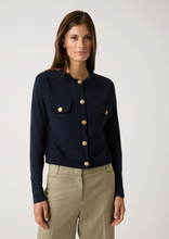 Load image into Gallery viewer, More and More Navy Sleeveless Cardi
