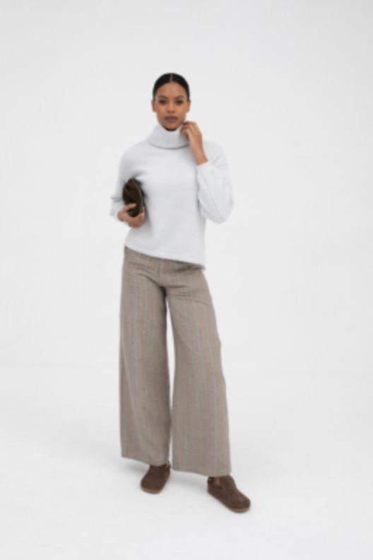 Mus Herringbone stripe trouser