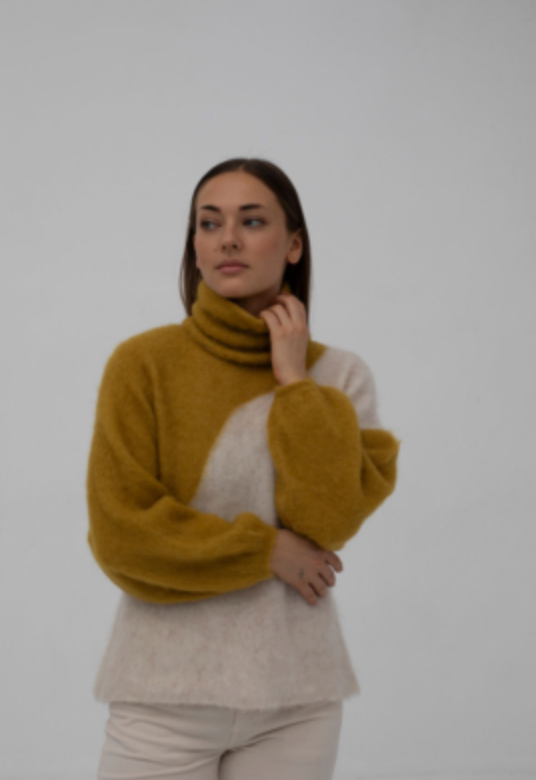 Mus Gold/Cream Knit
