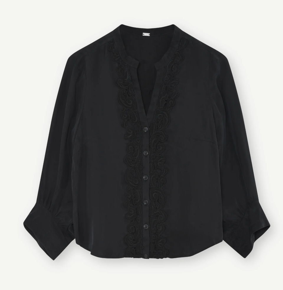 Grace Black Cana Lace Top