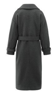 Yasmine Boucle Coat Anthracite