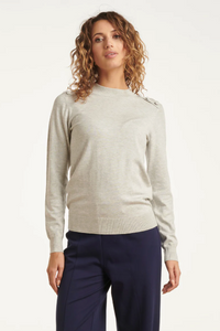 Sadie 25505 Knit Top GREY