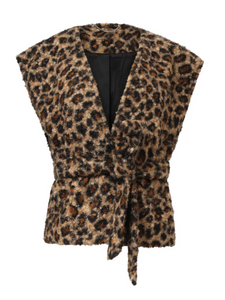 Sadie 25543 CAMEL/BLACK GILET