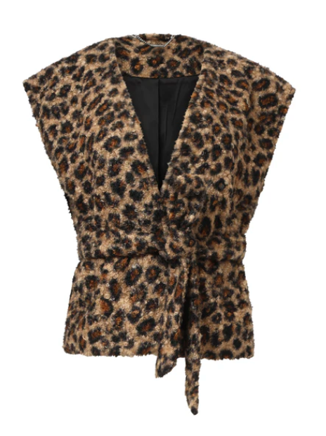 Sadie 25543 CAMEL/BLACK GILET
