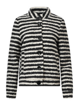 Load image into Gallery viewer, Sadie 25544 BLACK/WHITE JACKET
