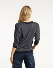 Load image into Gallery viewer, Sadie 25670 Top Navy
