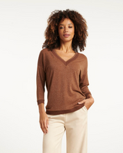 Load image into Gallery viewer, Sadie 25670 Top Brown
