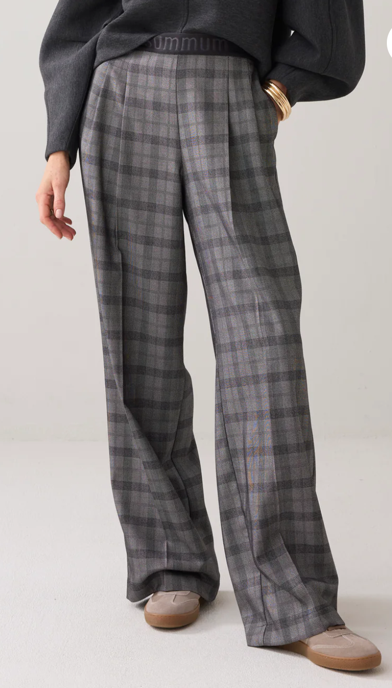 Summum Check Trousers