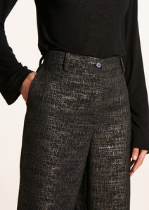 Faye Black Gold Trouser