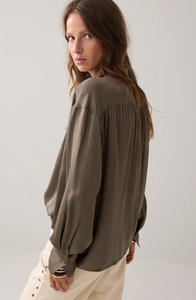 Summum Silky Green blouse