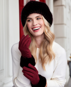 PR Donatella Hat Burgundy
