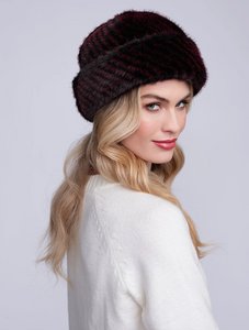 PR Donatella Hat Burgundy