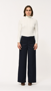 Faye Tempete Pinstripe Trousers