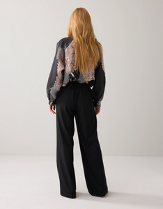 Summum Pinstripe Straight Trousers