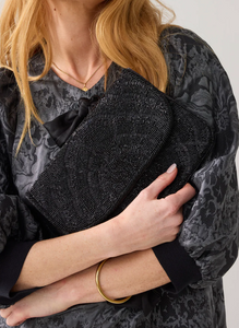 Summum Beaded Clutch Bag