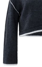 Load image into Gallery viewer, Yasmine Knit Sweater with Contrast lines
