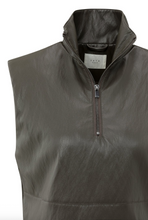 Load image into Gallery viewer, Yasmine Faux Leather Sleeveless Top
