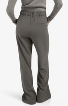 Load image into Gallery viewer, Yasmine Wide Leg Dark Night Grey Trs

