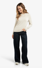 Load image into Gallery viewer, Yasmine Losse fit Denim rolled hem
