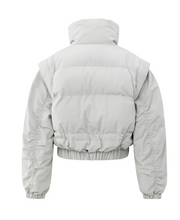 Load image into Gallery viewer, Yasmine Jacket with Zip Off Sleeves Cloud Grey
