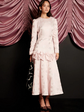 Load image into Gallery viewer, SJ Gloss Jacquard Midi Dress

