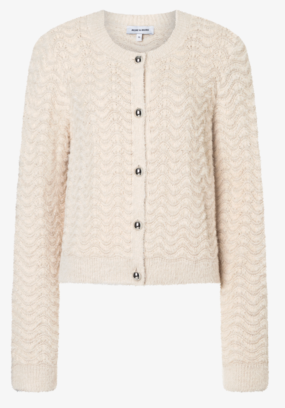 More and More Powder Fluffy Cardigan