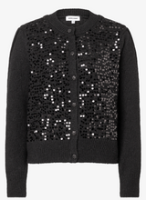 Load image into Gallery viewer, More and More Black Sequin Cardigan
