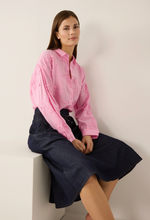 Load image into Gallery viewer, More &amp; More Pink Embroidered Blouse
