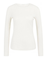 Load image into Gallery viewer, YaYa Ribbed White Top
