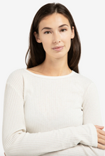 Load image into Gallery viewer, YaYa Ribbed White Top
