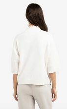 Load image into Gallery viewer, YaYa Sweater with 3/4 sleeve Snowfall White
