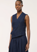 Load image into Gallery viewer, Humility Lozan Waistcoat Denim

