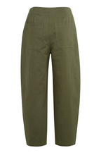 Load image into Gallery viewer, YaYa Army Green Barrel Trouser
